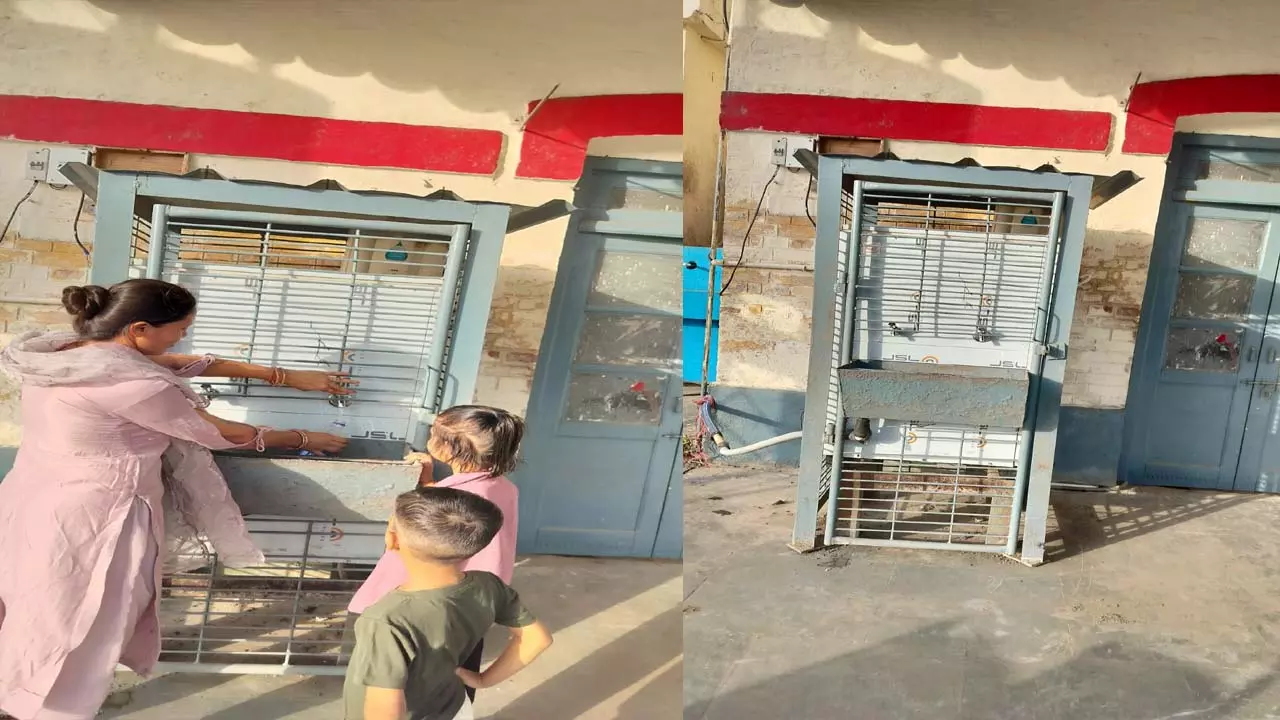 Impact of newstrack news, new water cooler installed at Anjhi Shahabad station