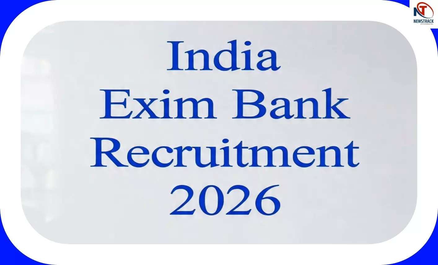 India Exim Bank Recruitment