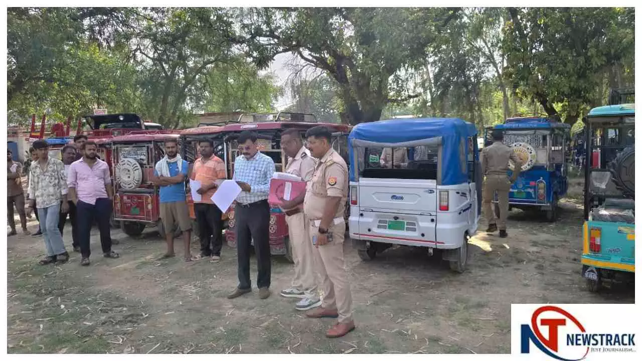 Hardoi News : हरदोई में सघन वाहन चेकिंग, 1429 चालान, 205 वाहन सीज, पुलिस की सख्त कार्रवाई