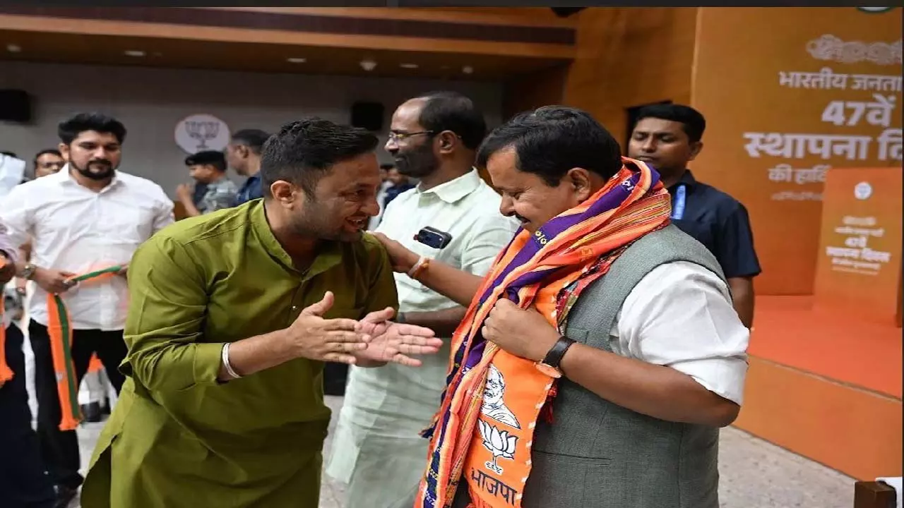 Ankit Choudhary meets BJP National President Nitin Nabin, discusses organization strengthening Ankit Choudhary meets BJP National President Nitin Nabin, discusses organization strengthening