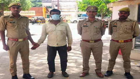 Mallawan police and STF get a big success, 1 lakh inami badass arrested