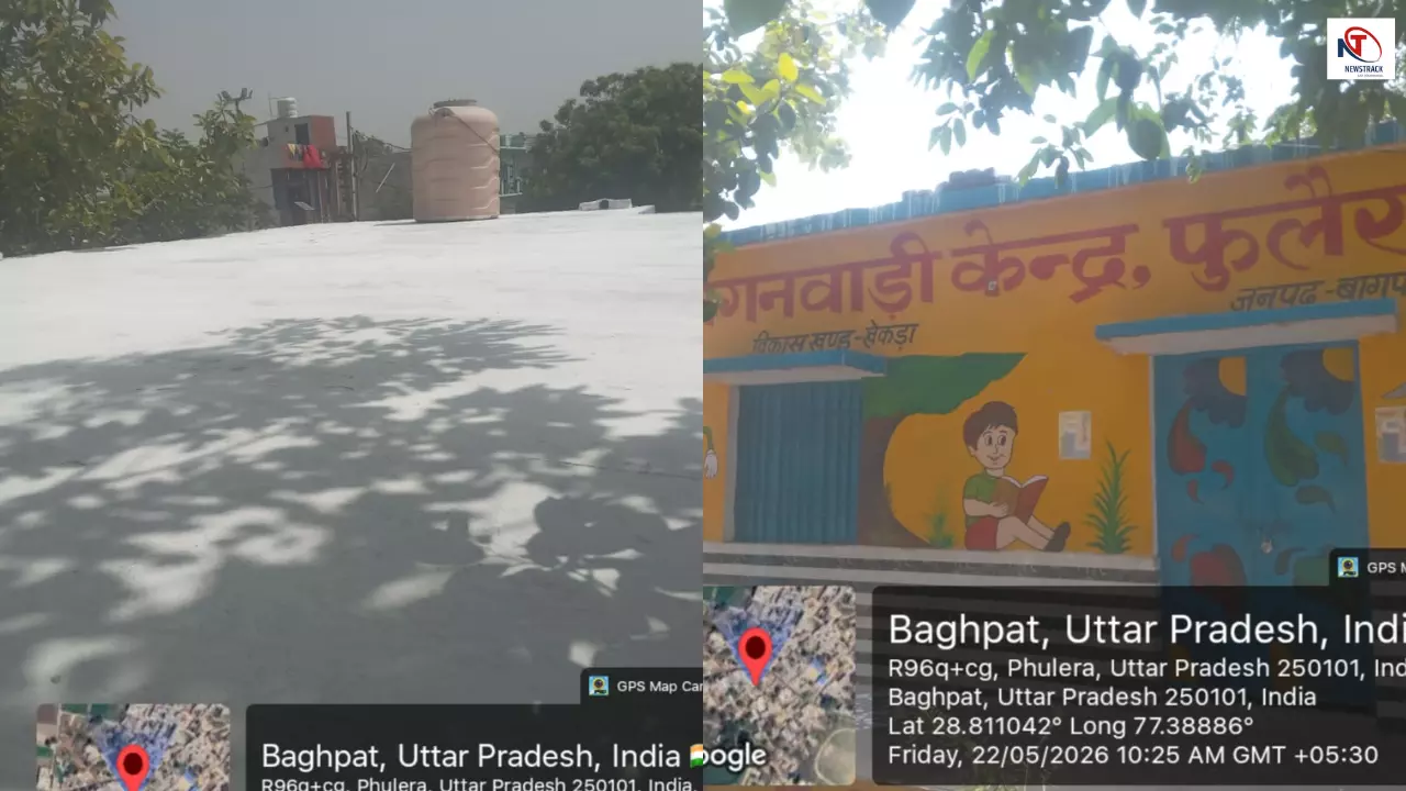 Baghpat News: बागपत में बच्चों को गर्मी से राहत, स्कूलों और आंगनवाड़ियों में शुरू हुई कूल रूफिंग पहल