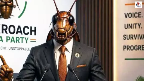 Cockroach Janta Party News: सोशल मीडिया पर छाई ‘कॉकरोच जनता पार्टी’, नेताओं की प्रतिक्रियाओं से गरमाई राजनीति Cockroach Janta Party News: सोशल मीडिया पर छाई ‘कॉकरोच जनता पार्टी’, नेताओं की प्रतिक्रियाओं से गरमाई राजनीति