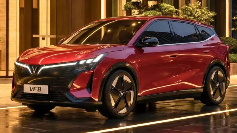 vinfast vf8 electric suv india tesla rival 500km range features vinfast vf8 electric suv india tesla rival 500km range features