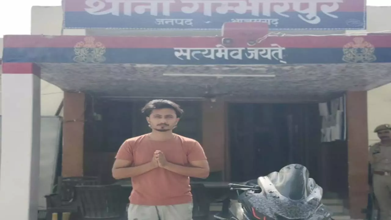 Video viral of bike stunt on NH-28 in Azamgarh, youth in custody
