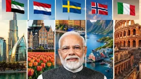 PM Modi foreign Visits: प्रधानमंत्री मोदी की पांच देशों की सफल यात्रा