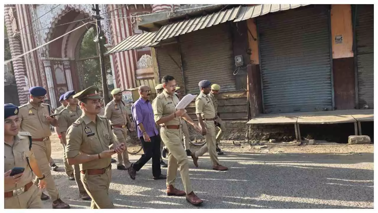 Aligarh News : अलीगढ़ में बकरीद को लेकर पुलिस अलर्ट, ईदगाह पर सख्त सुरक्षा व्यवस्था Aligarh News : अलीगढ़ में बकरीद को लेकर पुलिस अलर्ट, ईदगाह पर सख्त सुरक्षा व्यवस्था