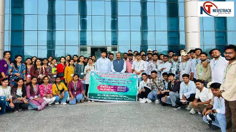 students from Chhattisgarh arrive at Jhansi Agriculture University