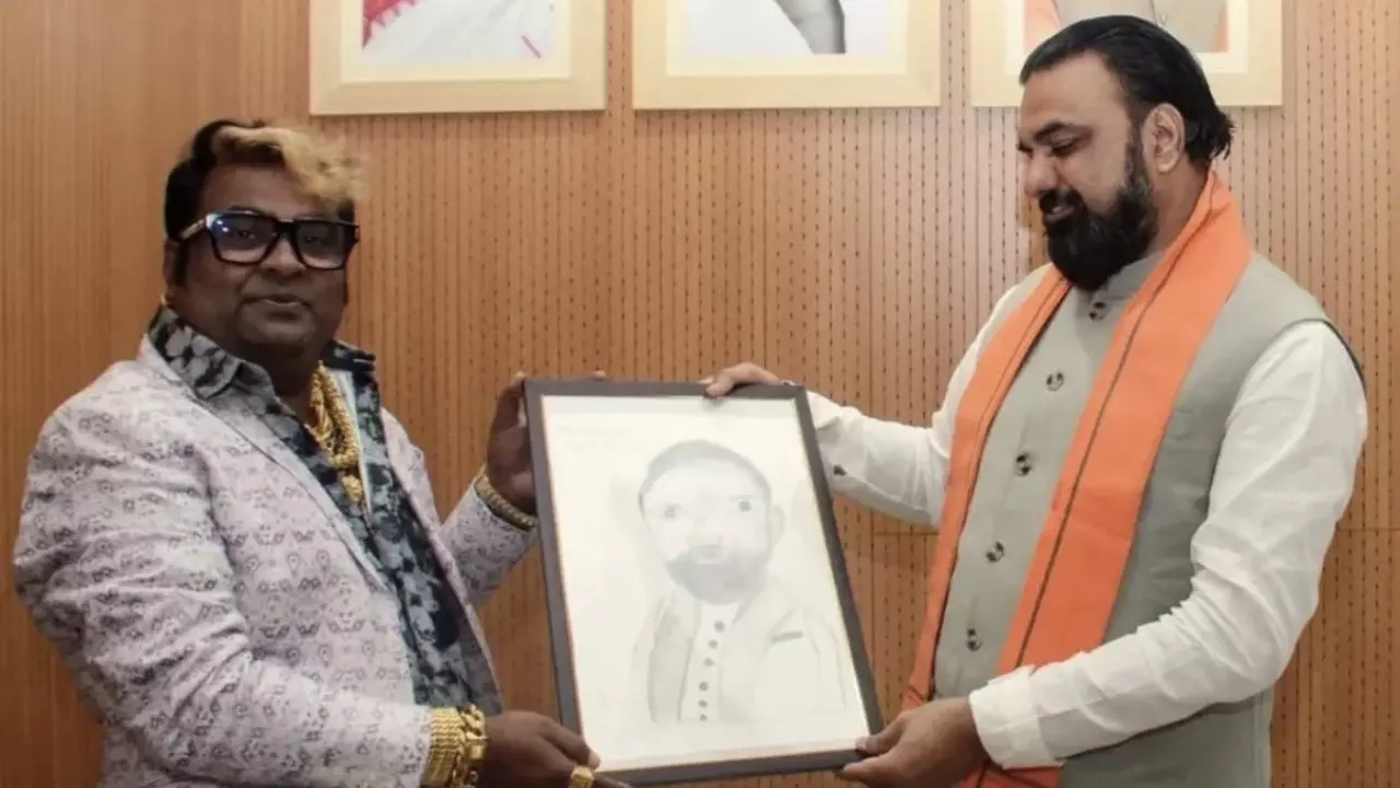 Samrat Choudhary Viral Sketch: ये मैं हूं या कोई और… बिल्डर ने दिया ऐसा स्केच कि चकरा गए सम्राट चौधरी Samrat Choudhary Viral Sketch: ये मैं हूं या कोई और… बिल्डर ने दिया ऐसा स्केच कि चकरा गए सम्राट चौधरी