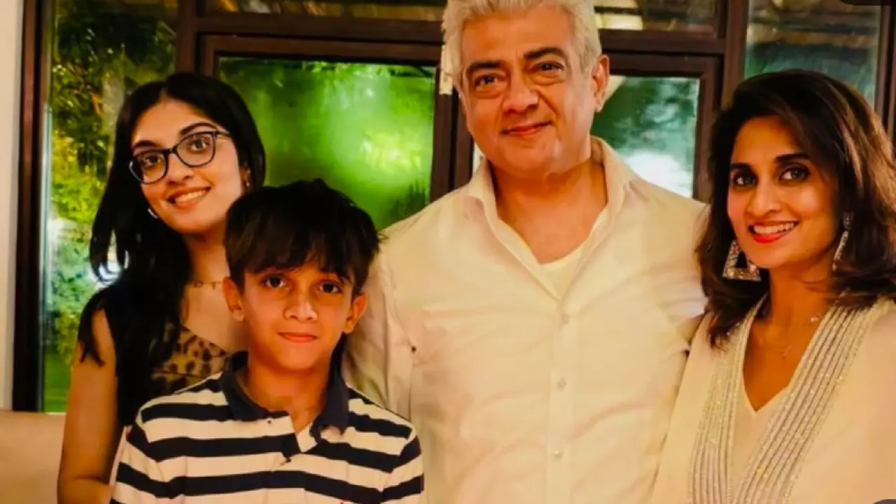 Ajith Kumar Wife, Son, Daughter And Family