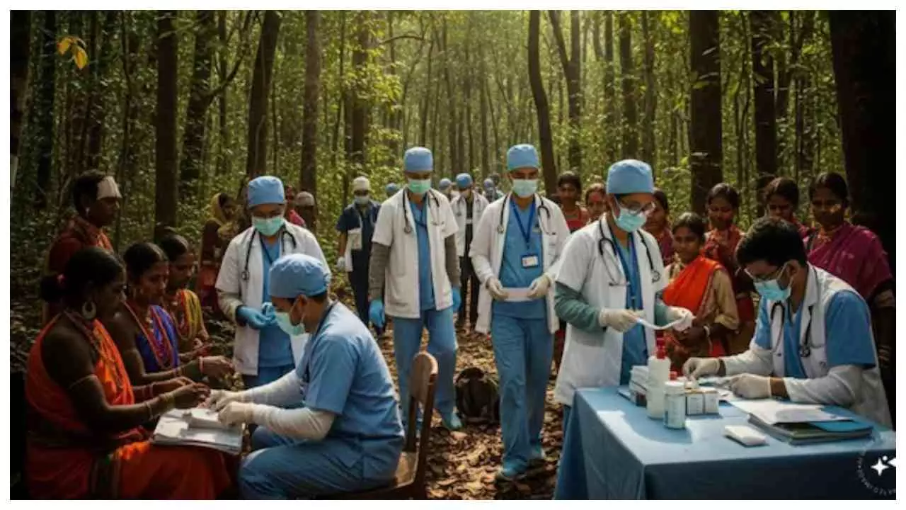 Chhattisgarh News : दंतेवाड़ा के जंगलों में पहुंची स्वास्थ्य सेवा, बड़ेपल्ली में बदली तस्वीर Chhattisgarh News : दंतेवाड़ा के जंगलों में पहुंची स्वास्थ्य सेवा, बड़ेपल्ली में बदली तस्वीर