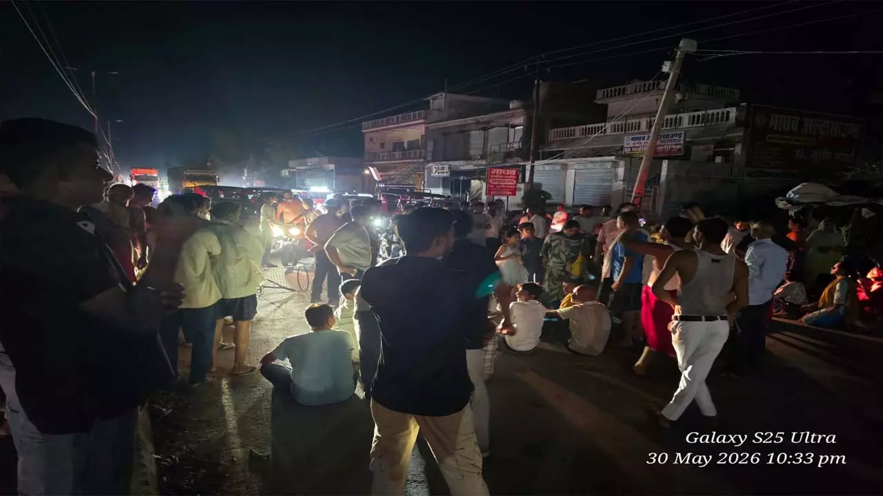 two days after electricity in Jalaun