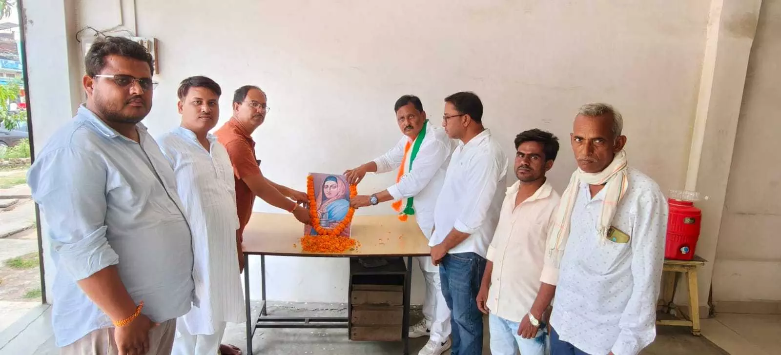 Congress celebrates Lokmata Ahilyabais birthday in Siddharthanagar