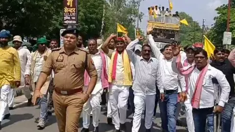 Grand procession on Lokmata Ahilyabai Holkar Jayanti Grand procession on Lokmata Ahilyabai Holkar Jayanti