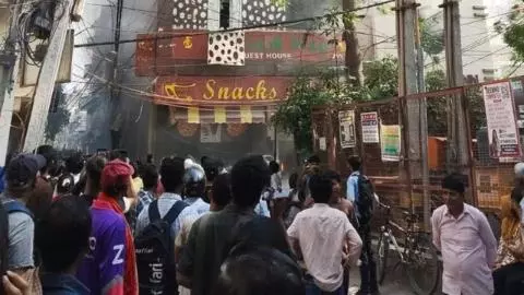Delhi Restaurant Fire Delhi Restaurant Fire