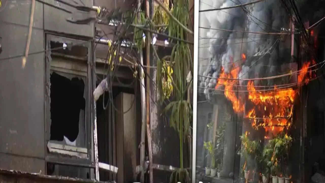 Delhi Malviya Nagar Agnikand