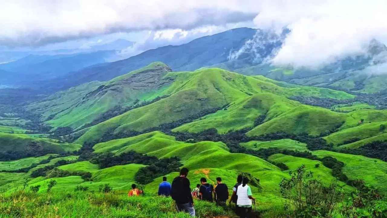 Kudremukh National Park Karnataka with waterfalls and lush green hills monsoon trip 2026