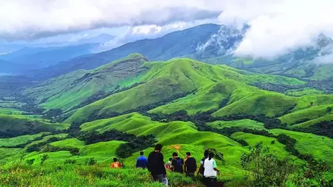 Kudremukh National Park Karnataka with waterfalls and lush green hills monsoon trip 2026 Kudremukh National Park Karnataka with waterfalls and lush green hills monsoon trip 2026