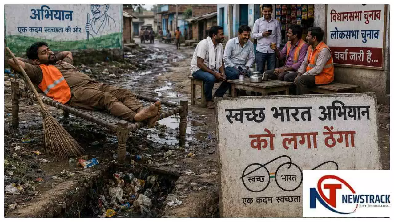 Chandauli: स्वच्छ भारत को झटका, नौगढ़ के गांवों में गंदगी का अंबार Chandauli: स्वच्छ भारत को झटका, नौगढ़ के गांवों में गंदगी का अंबार