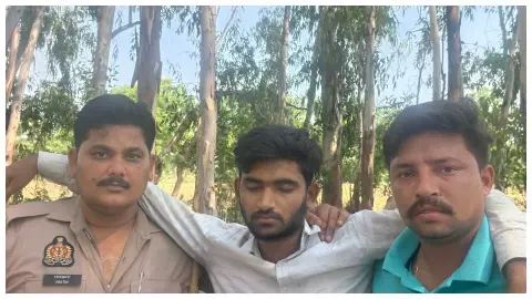 Killer of pregnant girlfriend injured in encounter in Sitapur Killer of pregnant girlfriend injured in encounter in Sitapur