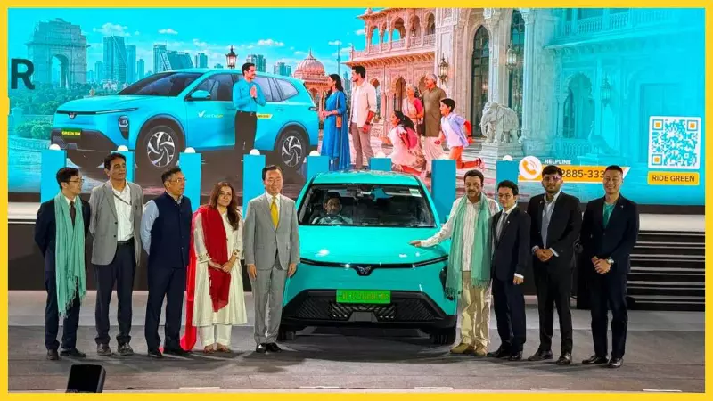 Green SM Limo premium electric taxi service launched in Delhi NCR 2026 Hindi news Green SM Limo premium electric taxi service launched in Delhi NCR 2026 Hindi news