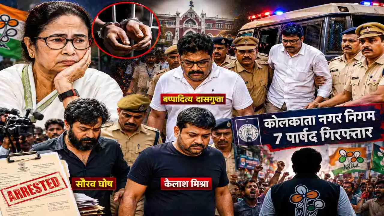 TMC Leaders Arrest: बंगाल में TMC दिग्गजों पर कानून का शिंकजा! 72 घंटों में कई कद्दावर नेता-पार्षद गिरफ्तार, दीदी की बड़ी फजीहत