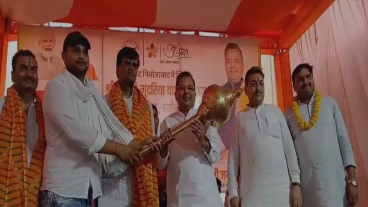 Temple to be built for Rs 1.46 crore in Firozabad, attack against Minister Jayaveer Temple to be built for Rs 1.46 crore in Firozabad, attack against Minister Jayaveer
