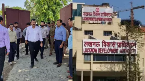 Bandha Road widening project LDA 38 Crore project in Lucknow connecting Pakka Pul and Sitapur Road to reduce traffic congestion Bandha Road widening project LDA 38 Crore project in Lucknow connecting Pakka Pul and Sitapur Road to reduce traffic congestion