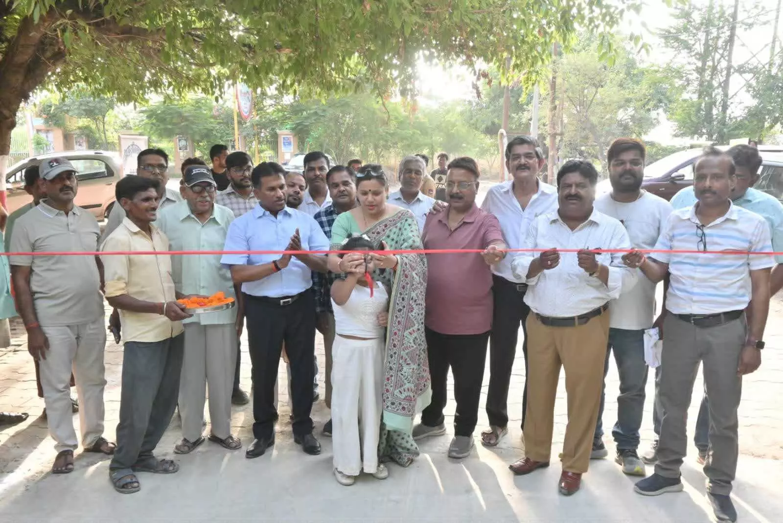 Inauguration of Tenth Sthal Road in Pilibhit, Gift of Development Works Inauguration of Tenth Sthal Road in Pilibhit, Gift of Development Works