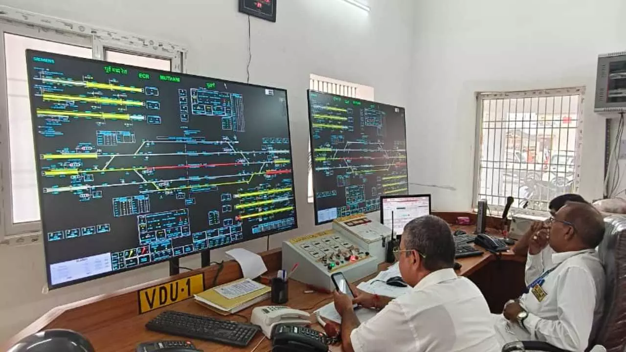 Chandauli: Modern signaling started in DDU division, increased railway safety
