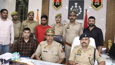 Meerut News: मोबाइल लुटेरों के गैंग का भंडाफोड़, 15 लाख के 11 आईफोन समेत 35 मोबाइल बरामद Meerut News: मोबाइल लुटेरों के गैंग का भंडाफोड़, 15 लाख के 11 आईफोन समेत 35 मोबाइल बरामद