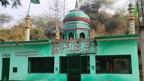 Etawah Mazar Demolition site transformed into a green zone with 1000 saplings planted Uttar Pradesh 2026