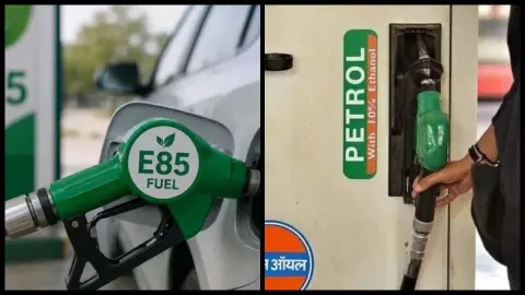 E85 vs Petrol mileage and running cost comparison for flex-fuel vehicles in India 2026