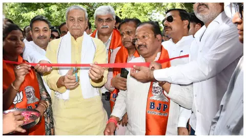 Modi governments 12 years of public welfare journey, Barse Minister on opposition Modi governments 12 years of public welfare journey, Barse Minister on opposition