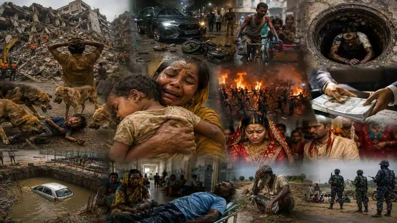 आंकड़ों के भेंट चढ़ती इंसानी जिंदगी! भारत में जान बचाना घाटे का सौदा और जान जाना क्यों बनी प्रशासनिक प्रक्रिया? आंकड़ों के भेंट चढ़ती इंसानी जिंदगी! भारत में जान बचाना घाटे का सौदा और जान जाना क्यों बनी प्रशासनिक प्रक्रिया?