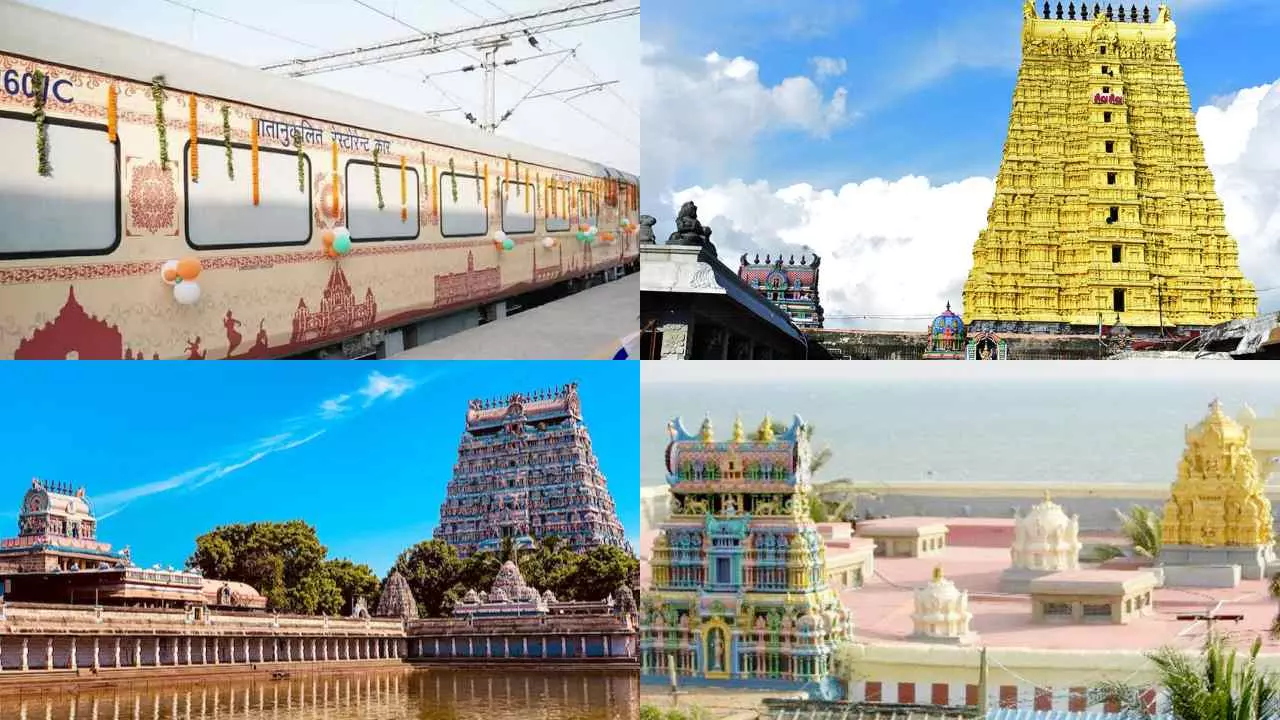 IRCTC Divya Dakshin Yatra 2026 South India temple tour package via Bharat Gaurav train Begins 20 July 2026