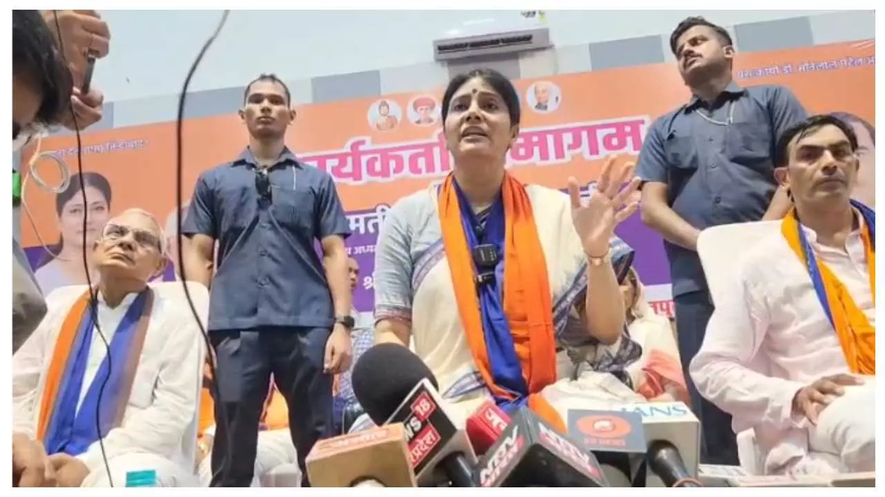 Anupriya, roars against opposition in Ram Temple theft case Anupriya, roars against opposition in Ram Temple theft case
