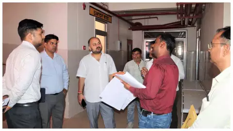 DM inspects joint hospital, issues notice to absent clerk DM inspects joint hospital, issues notice to absent clerk