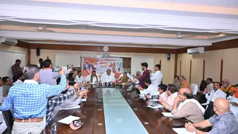 Minister in charge Dinesh Pratap Singh counts achievements of government Minister in charge Dinesh Pratap Singh counts achievements of government