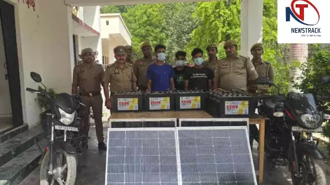 Hardoi News: बस शेल्टरों से सोलर उपकरण चोरी करने वाले गिरोह का पर्दाफाश, तीन आरोपी गिरफ्तार