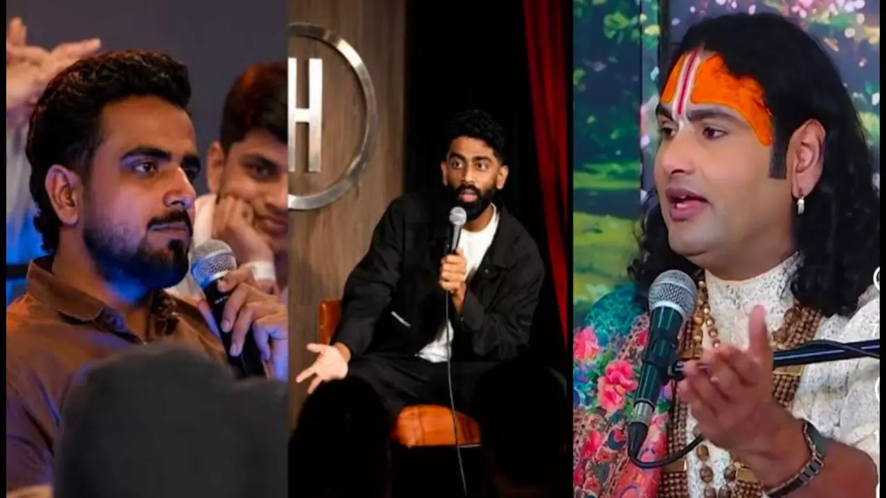 Aniruddhacharya Video: 370 बिरयानी विवाद पर अनिरुद्धाचार्य भड़के, कहा- कॉमेडी के नाम पर फूहड़ता.. Aniruddhacharya Video: 370 बिरयानी विवाद पर अनिरुद्धाचार्य भड़के, कहा- कॉमेडी के नाम पर फूहड़ता..