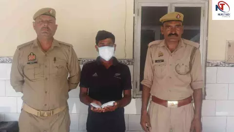 Hapur News: पुलिस का नशा तस्करों पर शिकंजा, चरस बेचने वाला आरोपी गिरफ्तार