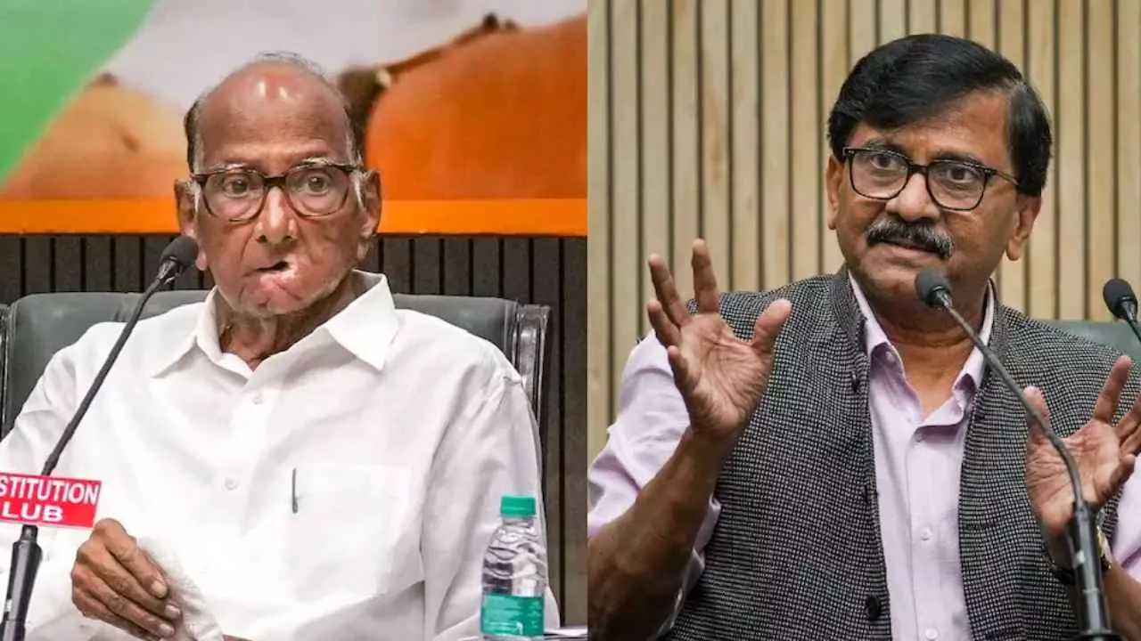 UBT Shiv Sena Crisis: UBT के बागियों को अब शरद पवार चखाएंगे मजा! संजय राउत के बयान से गरमाई सियासत, सांसदों पर गिरेगी गाज UBT Shiv Sena Crisis: UBT के बागियों को अब शरद पवार चखाएंगे मजा! संजय राउत के बयान से गरमाई सियासत, सांसदों पर गिरेगी गाज