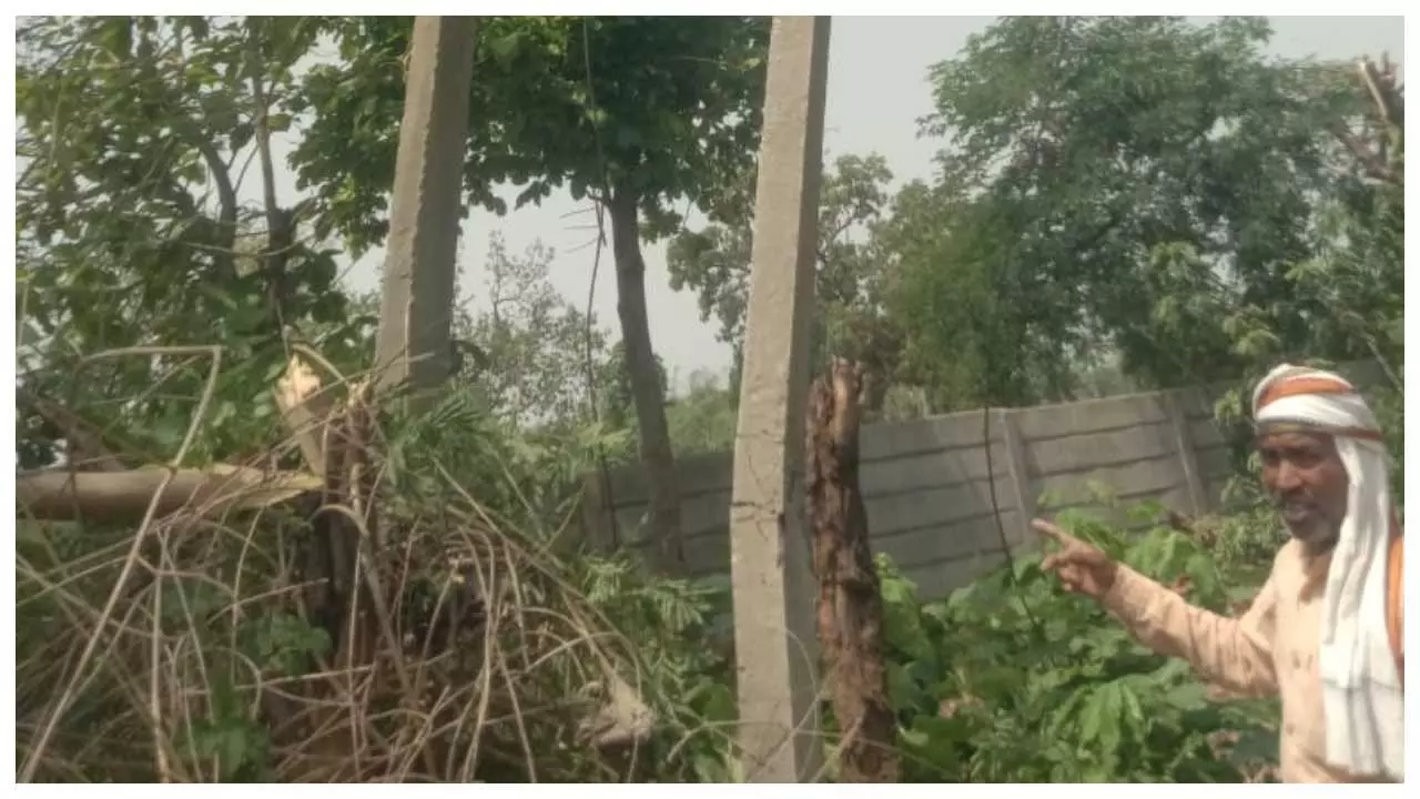 Power supply destroyed in Naugarh, bildata troubled in Katiamar Mauj Power supply destroyed in Naugarh, bildata troubled in Katiamar Mauj