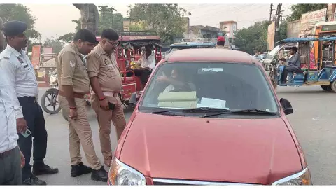 Hardoi News: हेलमेट से लेकर शराबी ड्राइविंग तक, हरदोई में पुलिस का बड़ा अभियान