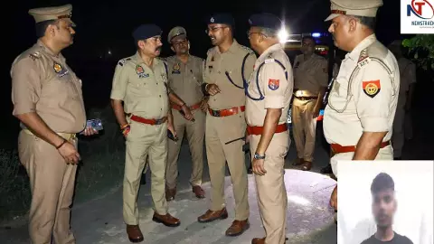 Hapur: हापुड़ में आधी रात का एनकाउंटर: उद्योगपति के घर डकैती डालने वाला 50 हजार का इनामी बदमाश ढेर