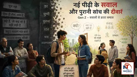 नई पीढ़ी के सवाल और पुरानी सोच की दीवारें नई पीढ़ी के सवाल और पुरानी सोच की दीवारें