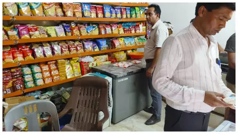 Special expedition run for quality check of dairy products, six samples taken