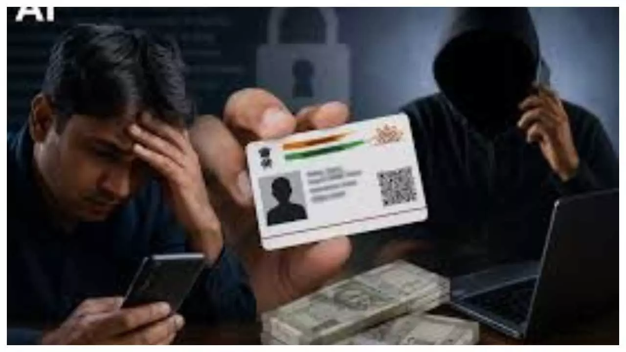 fake bank account opened by tampering with Adhar Card