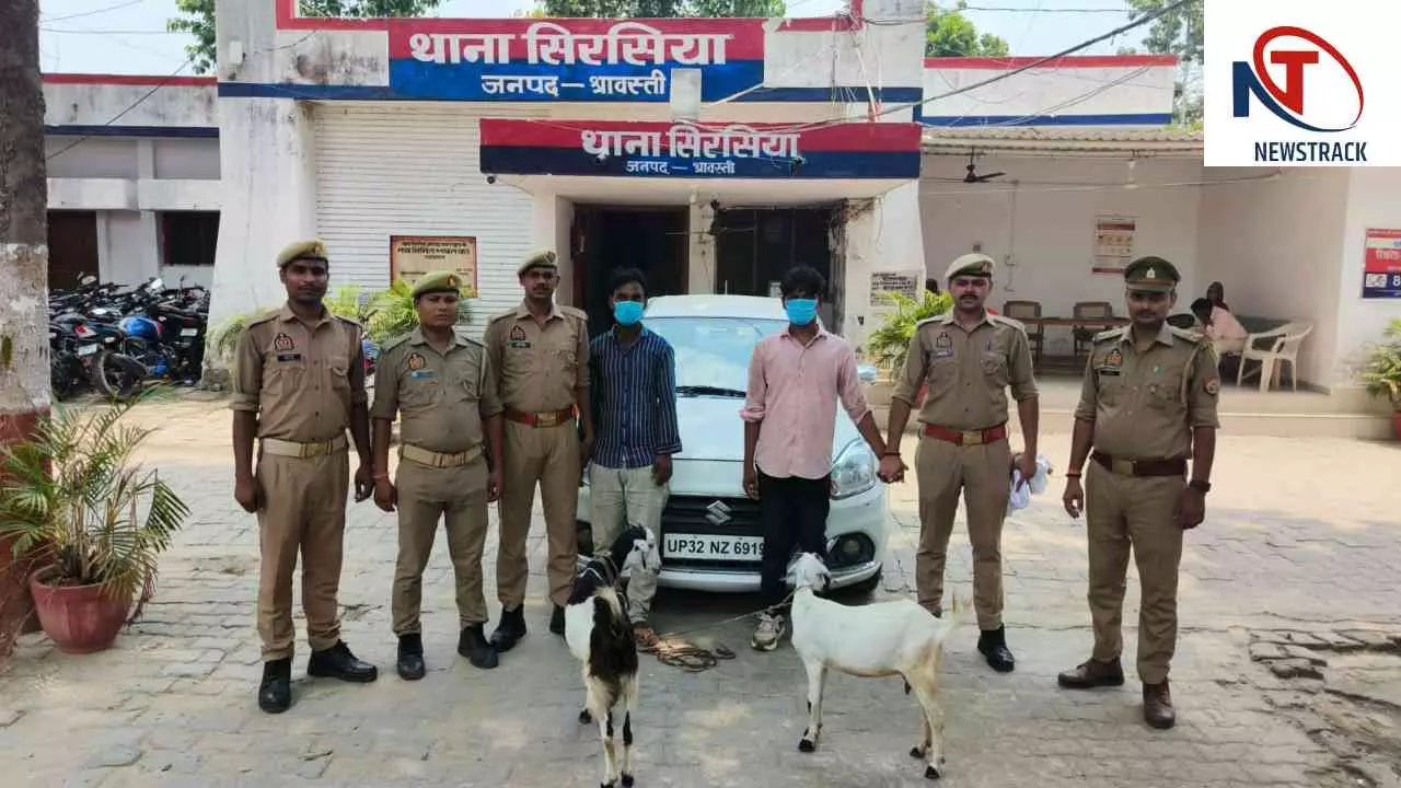 Shravasti News: सिरसिया पुलिस ने 24 घंटे में किया बकरी चोरी का खुलासा, दो आरोपी गिरफ्तार